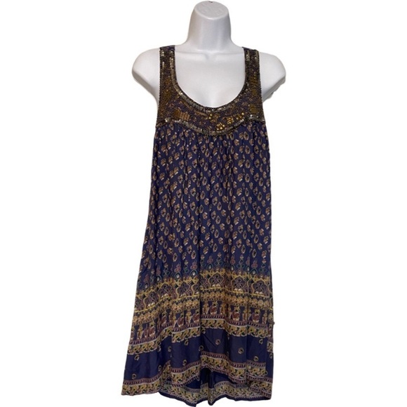 Altar'd State Dresses & Skirts - altar'd state Boho beaded tank dress